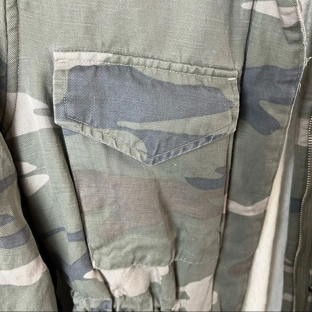 Rails Whitaker Jacket Faux Fur Lining Sage Camo Contemporary Women’s Casual XS - Picture 5 of 14